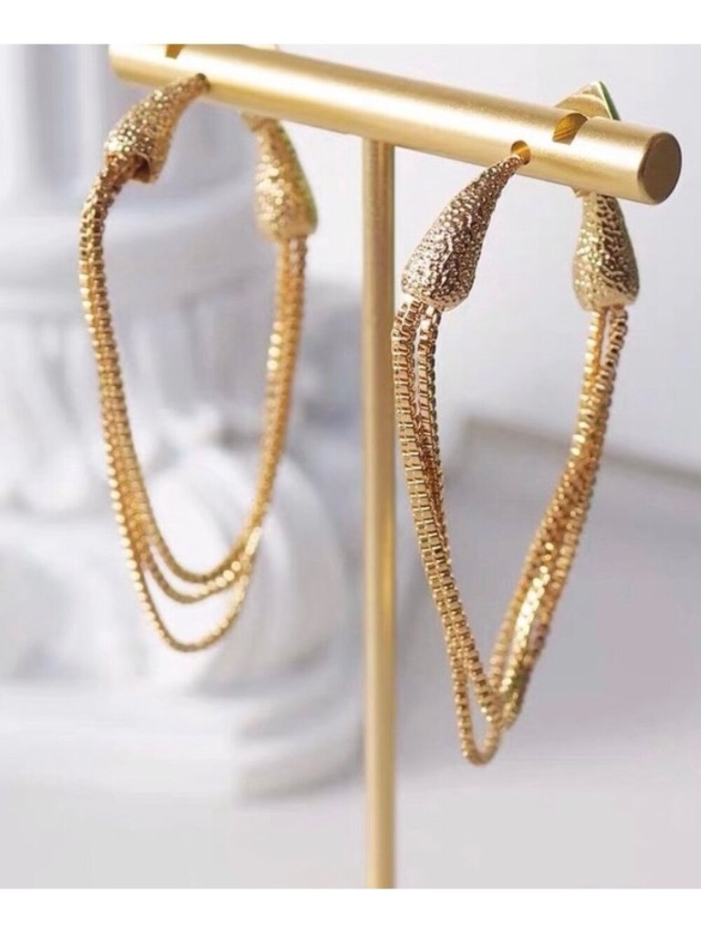 Alexis Bittar snake hoop earrings